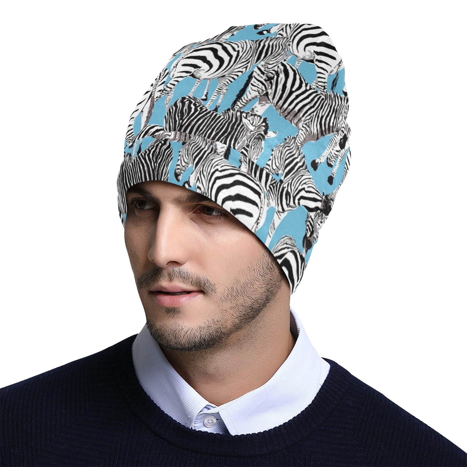 Zebra Print Design LKS305 Unisex Beanie