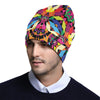 Kaleidoscope Pattern Print Design 02 Unisex Beanie