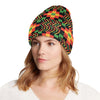 Kente Pattern Print Design 01 Unisex Beanie