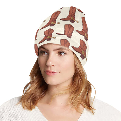 Cowboy Pattern Print Design 06 Unisex Beanie