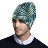 Sun Spot Tropical Palm Leaves hower Curtain Unisex Beanie