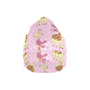 Giraffe Cute Pink Polka Dot Print Unisex Beanie