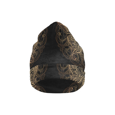 Gold Butterfly Ornamental Unisex Beanie