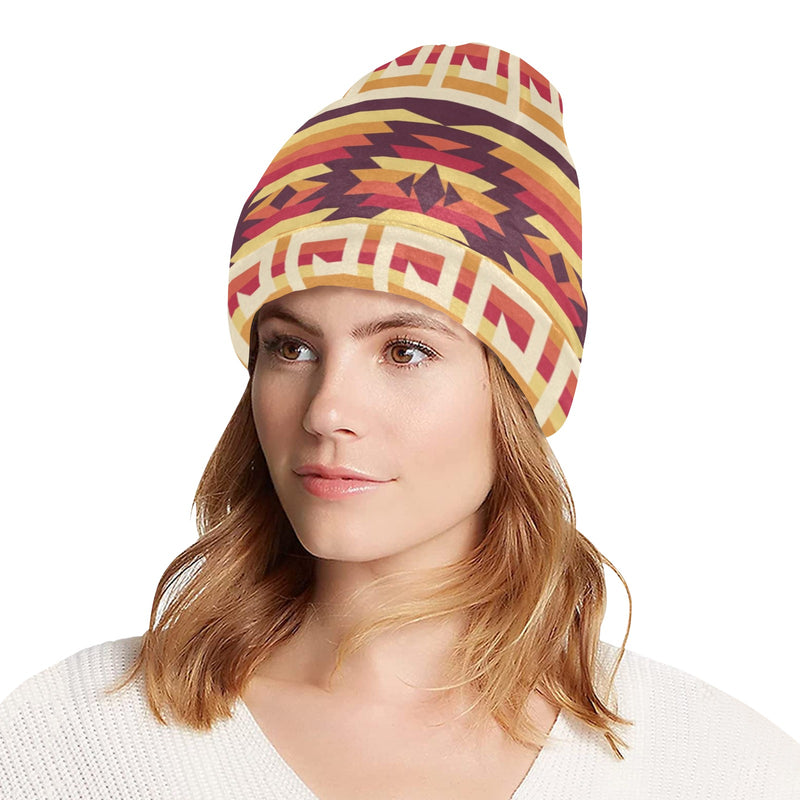 Tribal Aztec Vintage Unisex Beanie