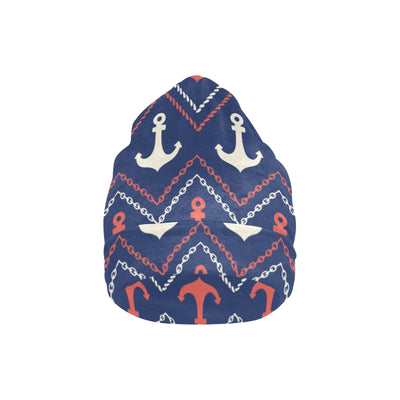 Anchor Pattern Print Design 07 Unisex Beanie