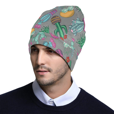 Cactus Colorful Print Pattern Unisex Beanie