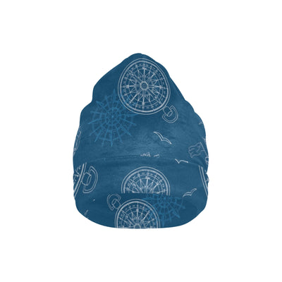 Nautical Pattern Print Design A04 Unisex Beanie