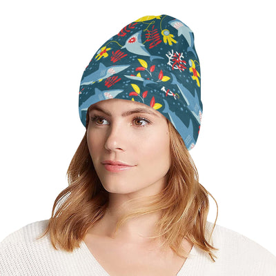 Scuba With Sharks Print Design LKS303 Unisex Beanie