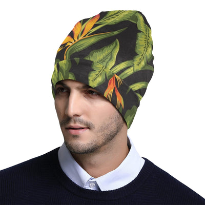 Bird Of Paradise Pattern Print Design BOP013 Unisex Beanie