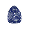 Music Note Blue Themed Print Unisex Beanie