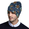 Sea Turtle Print Design LKS3011 Unisex Beanie