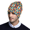 Aztec Pattern Print Design 01 Unisex Beanie