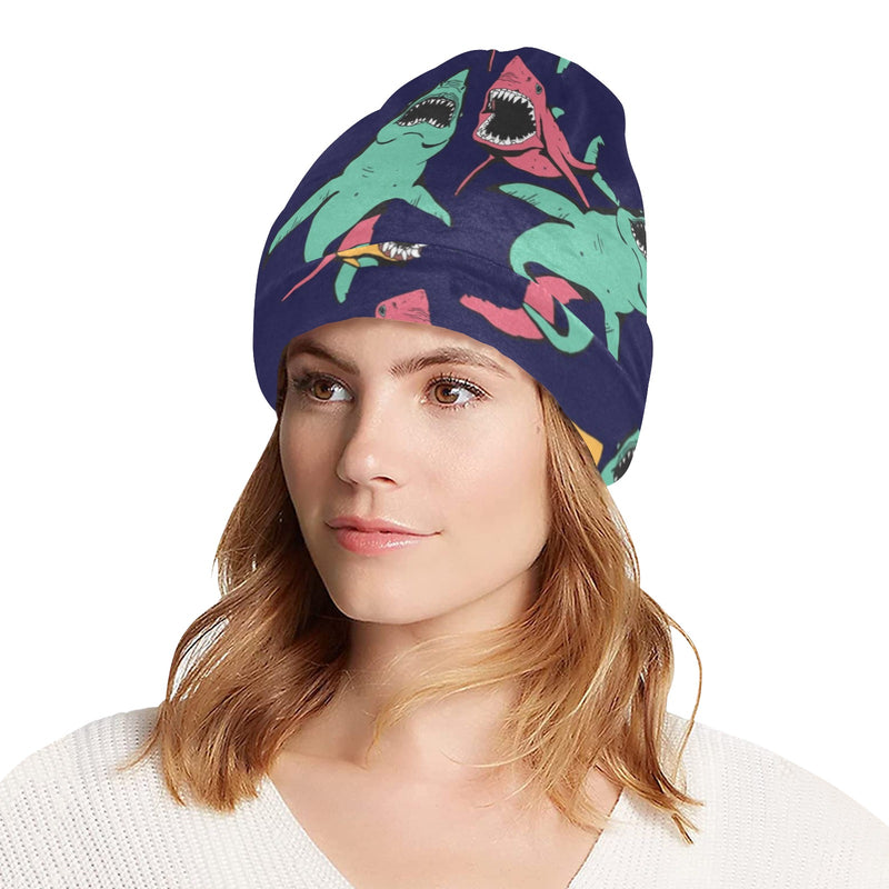 Shark Bite Pattern Unisex Beanie