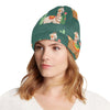 Llama Cactus Pattern Print Design 07 Unisex Beanie