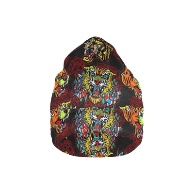 Tattoo Tiger Colorful Design Unisex Beanie