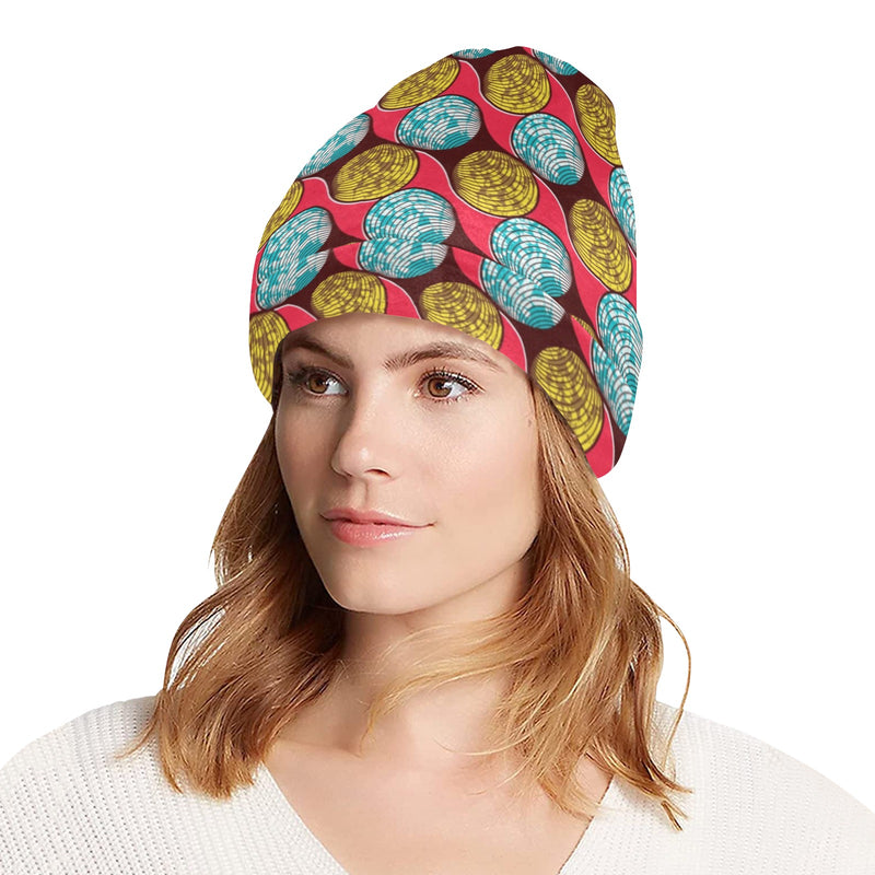 African Fashion Print Pattern Unisex Beanie