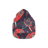 Red Indian Elephant Pattern Unisex Beanie