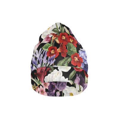 Summer Floral Pattern Print Design SF04 Unisex Beanie