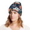 Camper Caravan Print Pattern Unisex Beanie