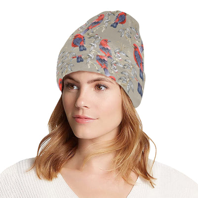 Birds Pattern Print Design 05 Unisex Beanie