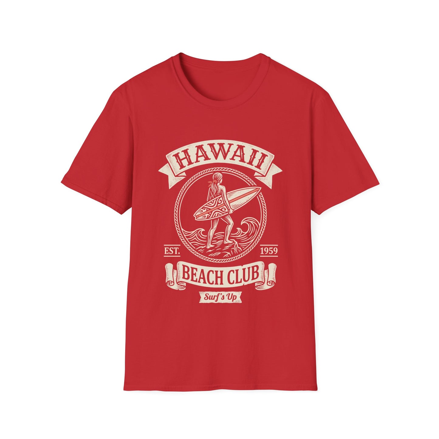 Hawaii Beach Club Surf's Up T-Shirt
