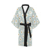 Daisy Pattern Print Design DS012 Women's Short Kimono