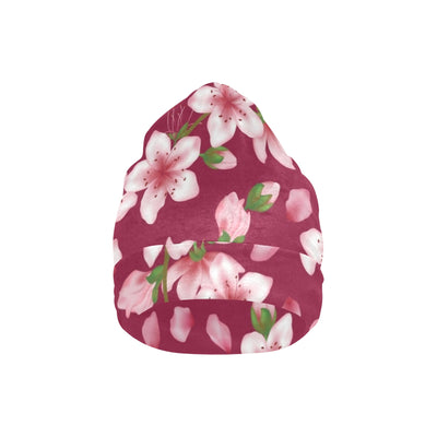 Cherry Blossom Pattern Print Design CB06 Unisex Beanie