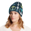 Anchor Pattern Print Design 03 Unisex Beanie