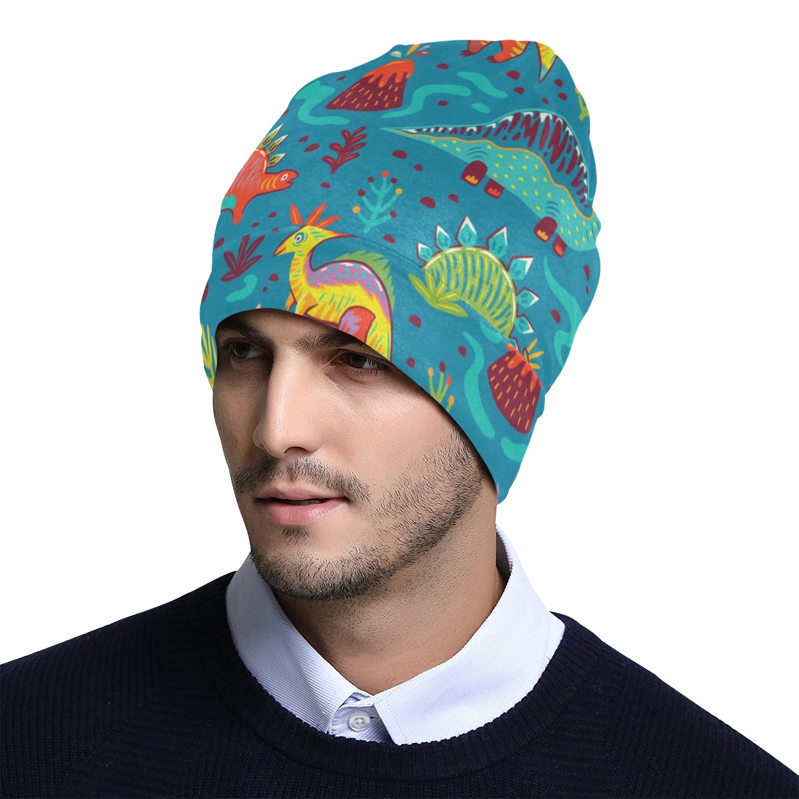 Dinosaur Cartoon Style Unisex Beanie