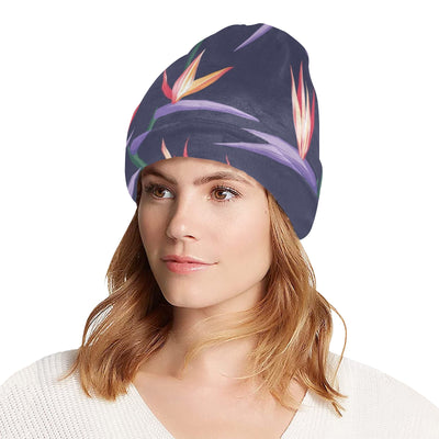 Bird Of Paradise Pattern Print Design BOP015 Unisex Beanie