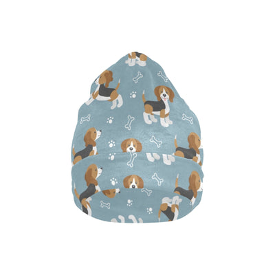 Beagle Pattern Print Design 02 Unisex Beanie