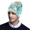 Llama Cactus Pattern Print Design 08 Unisex Beanie