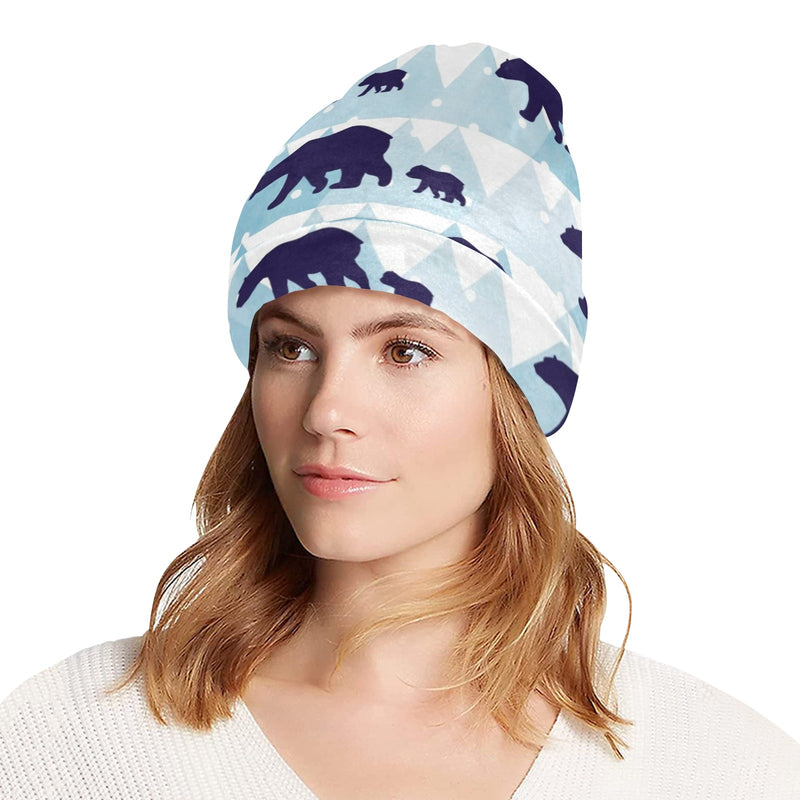 Bear Pattern Print Design BE01 Unisex Beanie