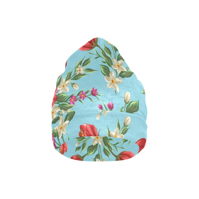 Summer Floral Pattern Print Design SF011 Unisex Beanie