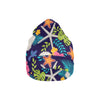 Beach Seashell Floral Theme Unisex Beanie