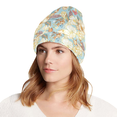 Summer Floral Print Design LKS302 Unisex Beanie