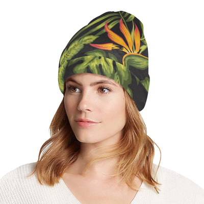 Bird Of Paradise Pattern Print Design BOP013 Unisex Beanie