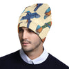 Kingfisher Bird Pattern Print Design 04 Unisex Beanie