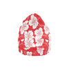 Flower Hawaiian Hibiscus Red Background Print Unisex Beanie