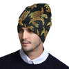 Gold Tribal Turtle Polynesian Themed Unisex Beanie