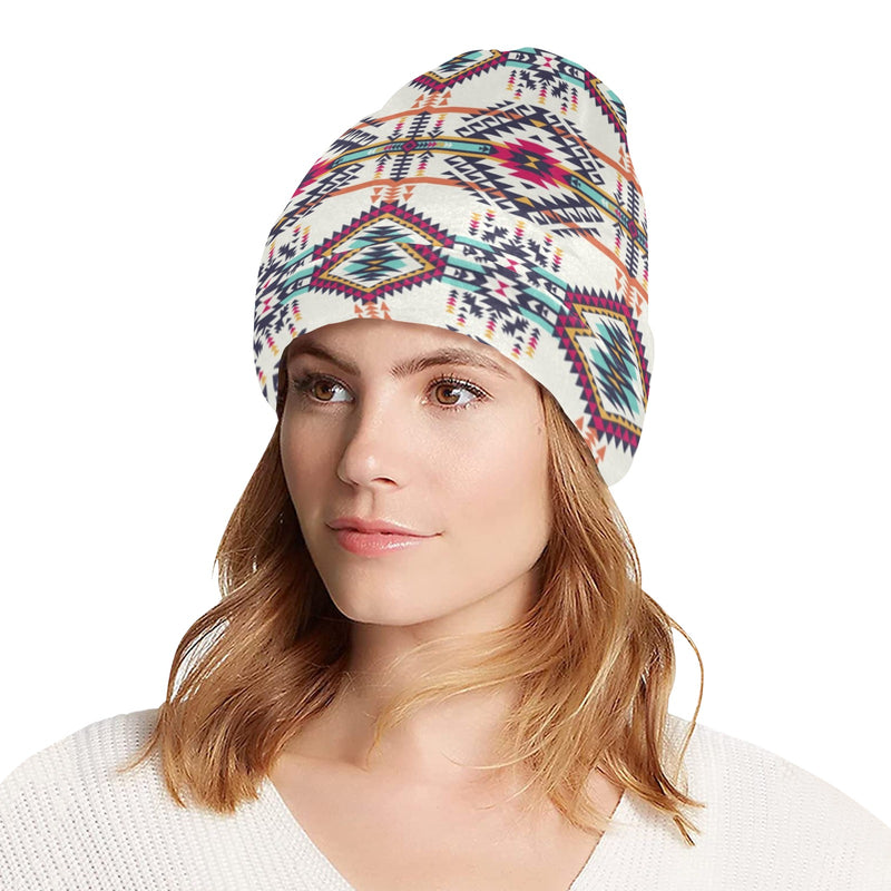 Indian Navajo Art Themed Design Print Unisex Beanie