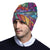 Feather Multicolor Design Print Unisex Beanie