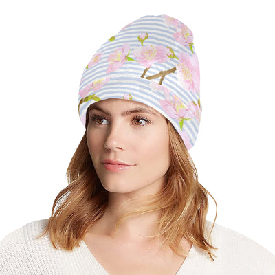 Pink Cherry Blossom Sakura Unisex Beanie