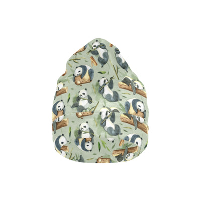 Panda Bear Design Bamboo Print Unisex Beanie