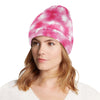 Tie Dye Pink Print Design LKS304 Unisex Beanie