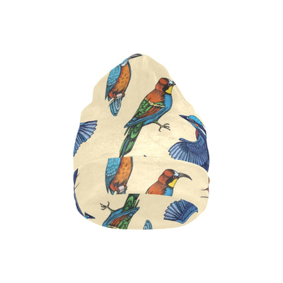 Kingfisher Bird Pattern Print Design 04 Unisex Beanie