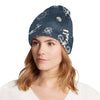 Nautical Sea Themed Print Unisex Beanie