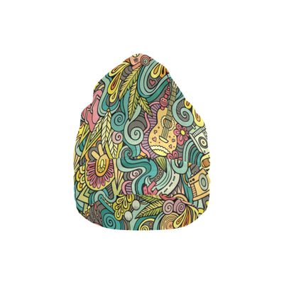 Hippie Print Design LKS302 Unisex Beanie