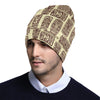 Tiki Brown Mask Print Unisex Beanie