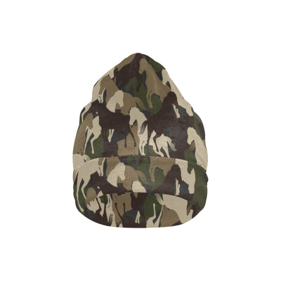 Horse Camo Themed Design Print Unisex Beanie